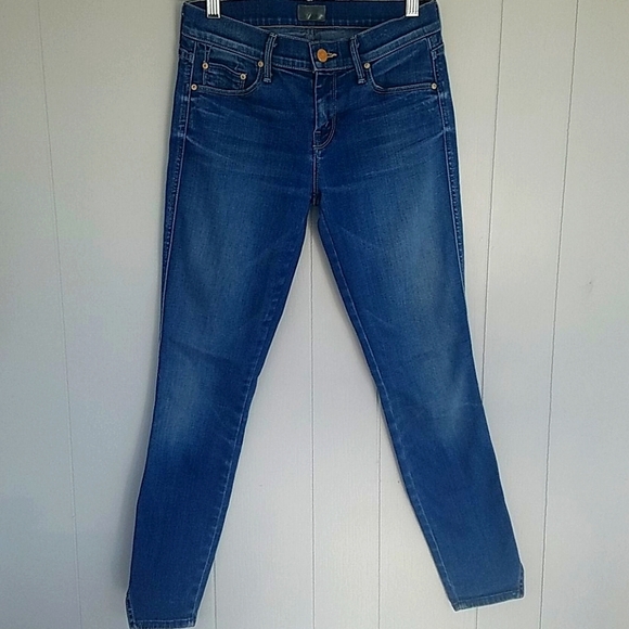 MOTHER The Vamp Split Ankle Skinny Jeans, … - Picture 3 of 12